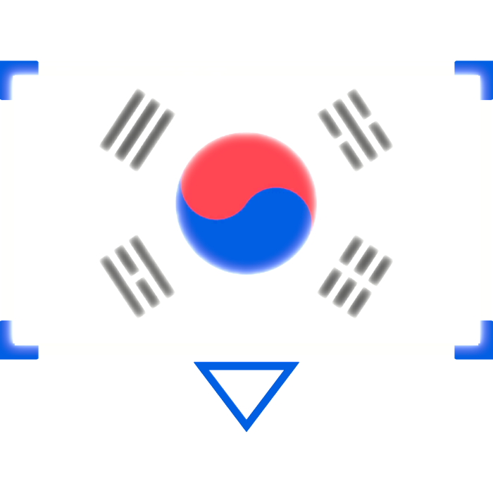 Glowing Korean Flag Tags (Emissive)