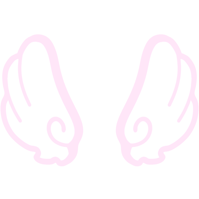 ♡ pink wings