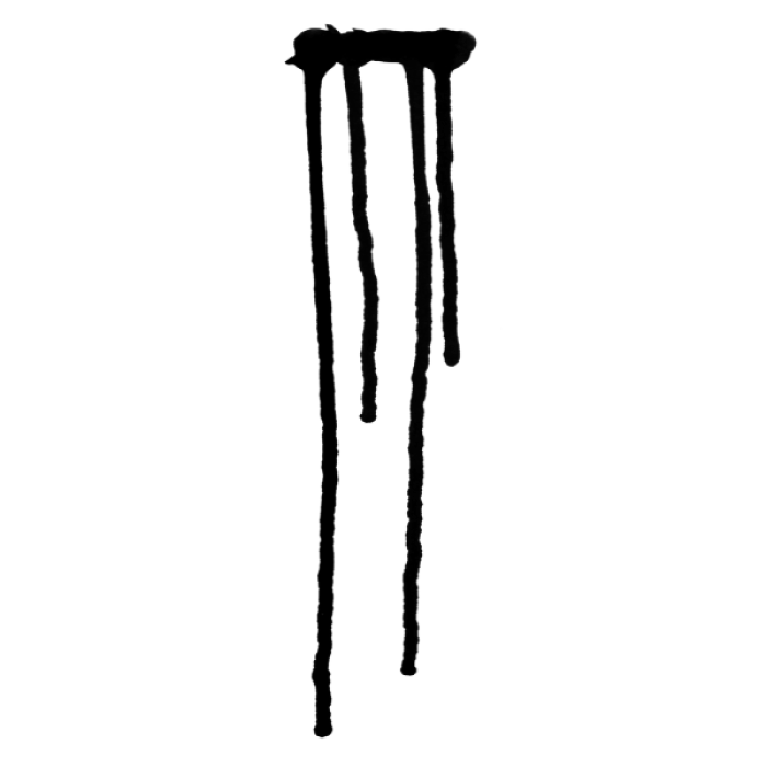 Small Black Spray Paint Drip Roblox decal