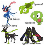 Greninja and zygarde fans