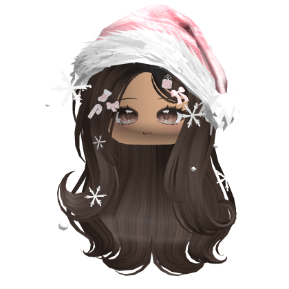 Lush Gentle Swirls w/Santa Hat (Black)