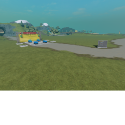 Blue car racing BETA