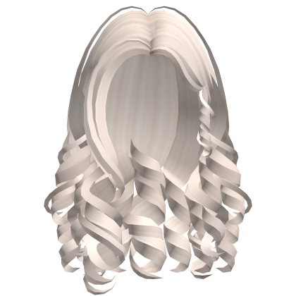 Long Preppy Poolside Lush Curly Hair (Beige) Roblox item