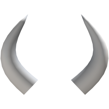 White Devil Horns Roblox item