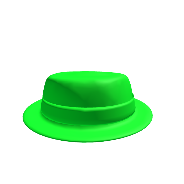 Green Neon Fedora