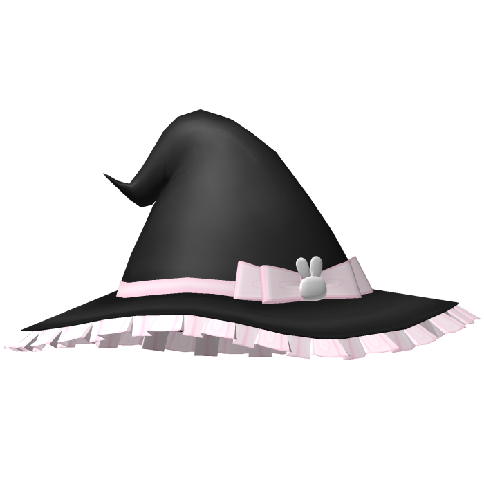 ♡ halloween cute witch bunny hat
