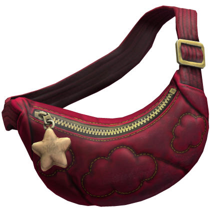 Red Cream Star Sling Bag