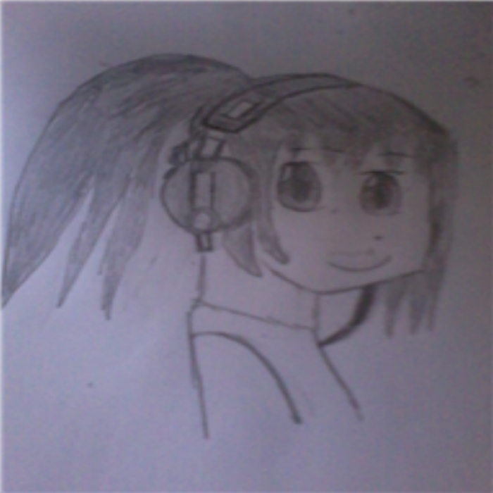 Manga Girl With Headphones Roblox decal