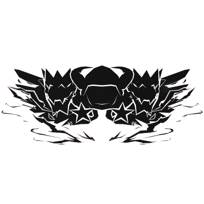 Cartoony White Void Hood Dragon Wing Aura Combo v2 Roblox item