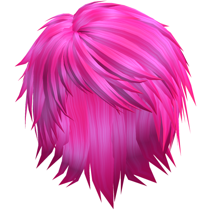 hot pink emo hair