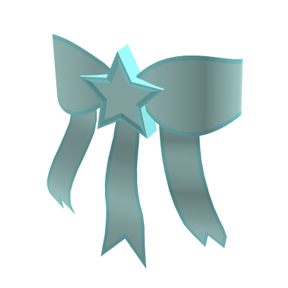 Cyan SuperStar Bow for Korblox