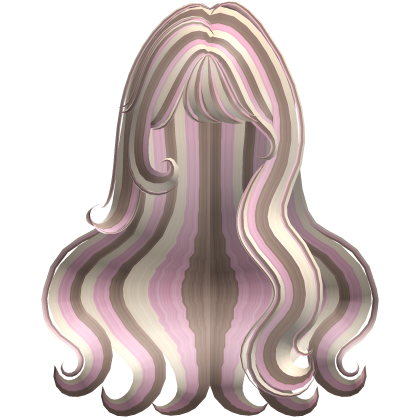 ♡ Cute Fluffy Wavy Hair w/ Bangs (Neapolitan)