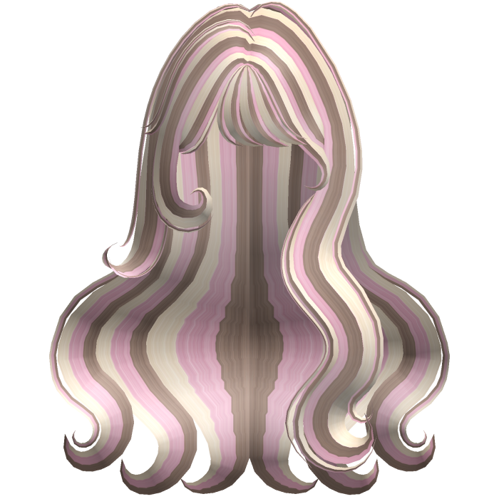 ♡ Cute Fluffy Wavy Hair w/ Bangs (Neapolitan)