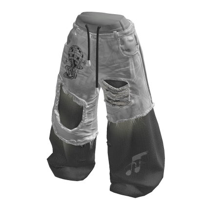 Grey Double Waistband Jeans thumbnail