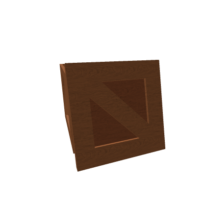 Wooden Crate, Lid Propped Beside