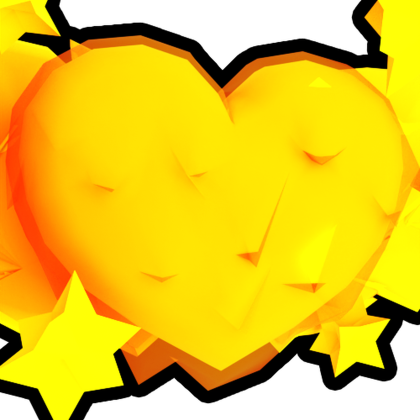 Gold Frozen Heart