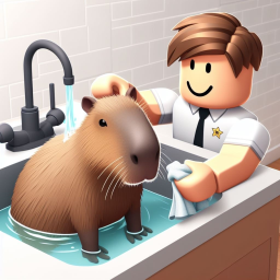 Capybara Cleaning Tycoon 🧽 icon