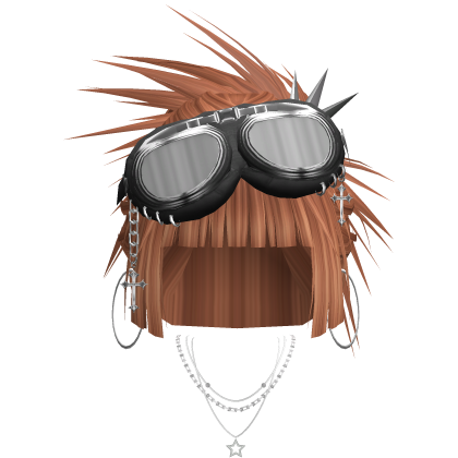 Y2K Spiky Bun (Ginger) Roblox item