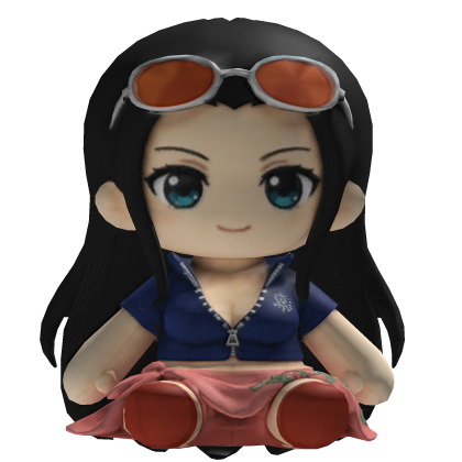 Pelucia Nico Robin Cabeça Roblox item