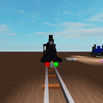 wild west train chase