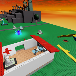 save roblox hq from zombies!!!