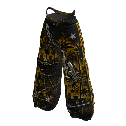 Los Angeles Pants w/ Bikini Line - Yellow