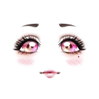 Royale High Pink Face Roblox decal
