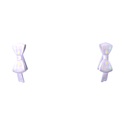 ‿♡: adorable little star bows purple Roblox item