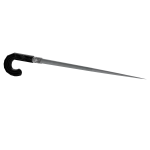 Silver Sword Cane