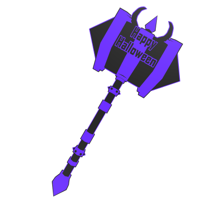 Happy Halloween Hammer - Purple