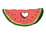 Watermelon hangs