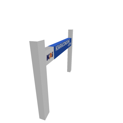 Indonesia Train Station Sign
