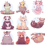 Lizzie’s forest friends