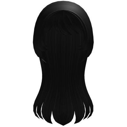 ꒰ ୨୧ ꒱ obsidian anime shoujo hime hair Roblox item
