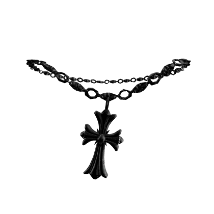 1.0 Black Chrome Necklace Roblox Item Rolimon s