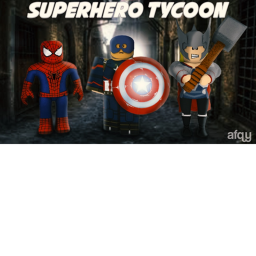 superhero and villains tycoon