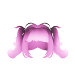 Pink Glow Twintails