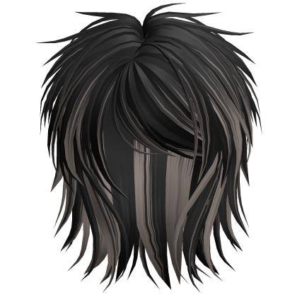 Short Fluffy Scene Blowout Black&Ash