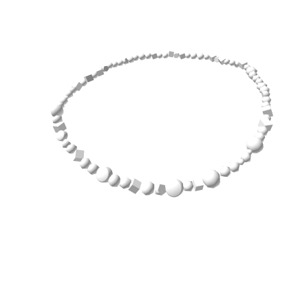 White Bead Necklace 3.0 Roblox item
