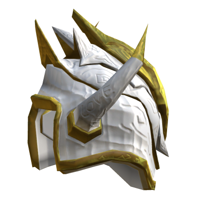Ancestral Shoulder Armour - Right - White/Gold