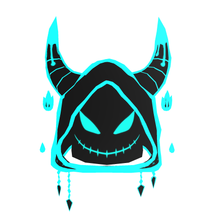 Blue Cartoony Evil Hood