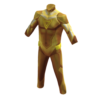 Golden Superhero Suit