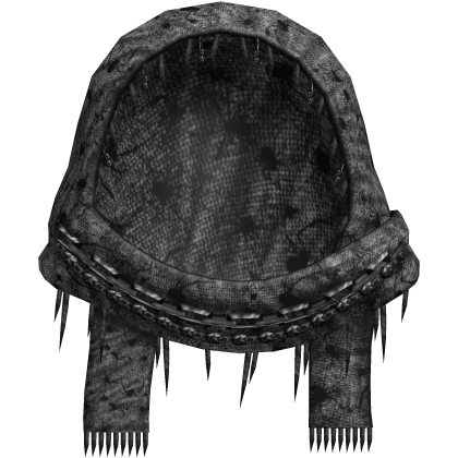1.0 spider punk vkei chained hood headscarf wrap Roblox item