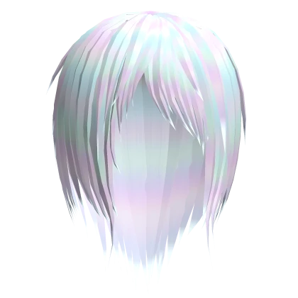 Long Vkei Sidepart Hair in Opal Pastel 75. | Roblox Item - Rolimon's