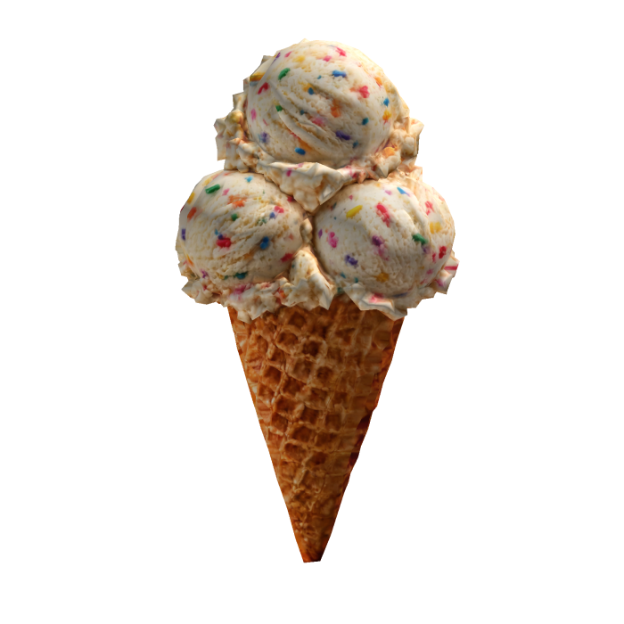 Birthday Cake Ice Cream Cone