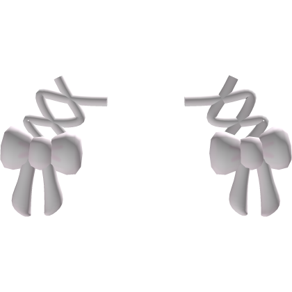cutesy pink ribbon double bows Roblox item