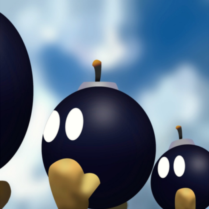 A high resolution Bomb-Omb Battlefield painting Roblox decal