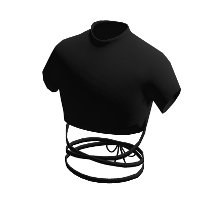 Black Bandage CropTop