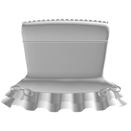 white delicate dress