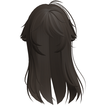 Dark Brown Shy Moe Cat Girl Windy Whispy Hair Roblox item